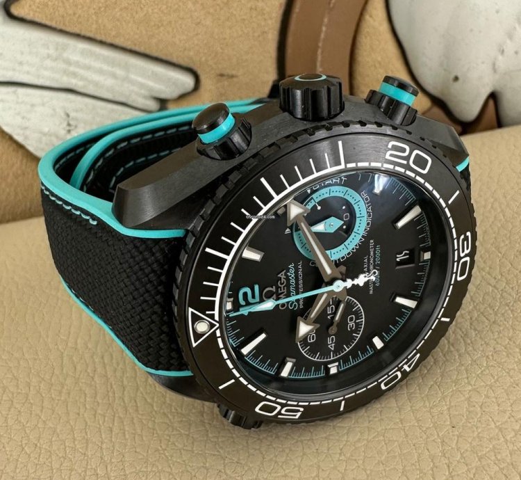 Omega Seamaster Planet Ocean Chronograph Etnz Deep Black 600m