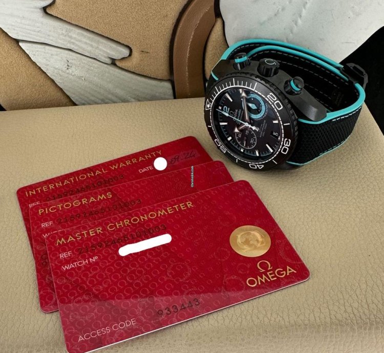 Omega Seamaster Planet Ocean Chronograph Etnz Deep Black 600m