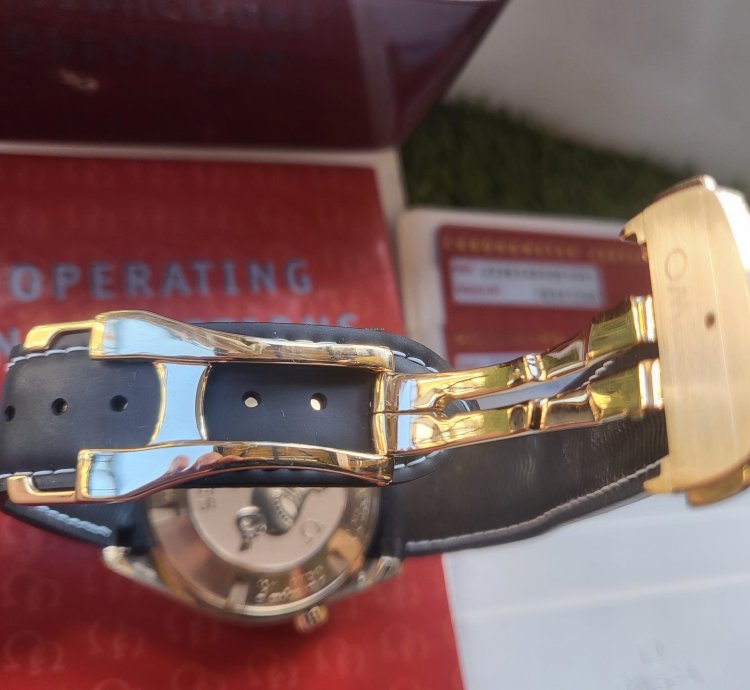 Omega Seamaster Planet Ocean Chronograph Rose Gold Original Box