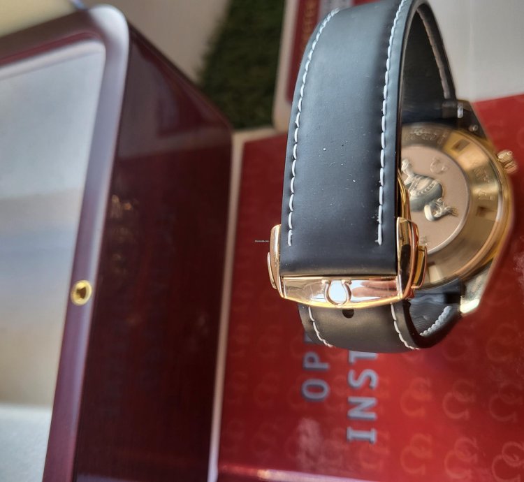 Omega Seamaster Planet Ocean Chronograph Rose Gold Original Box