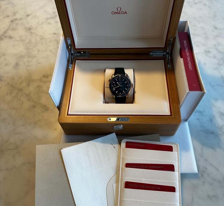 Omega Seamaster Planet Ocean Purchased In 2024 At Omega Headquarters Switzerland