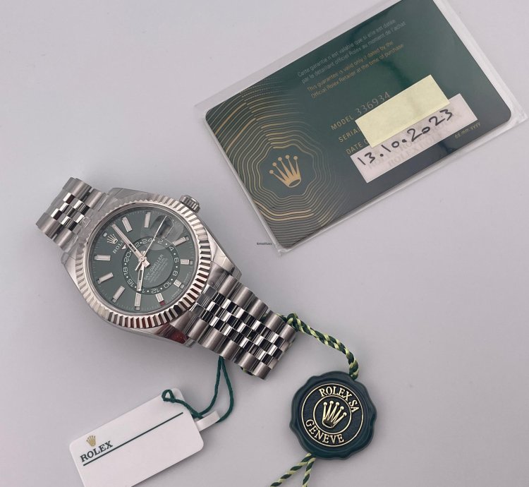 Rolex Sky-dweller 42mm Green Dial