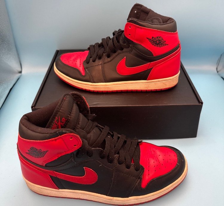 Air Jordan 1 Retro 2001 Bred M8 W9 5
