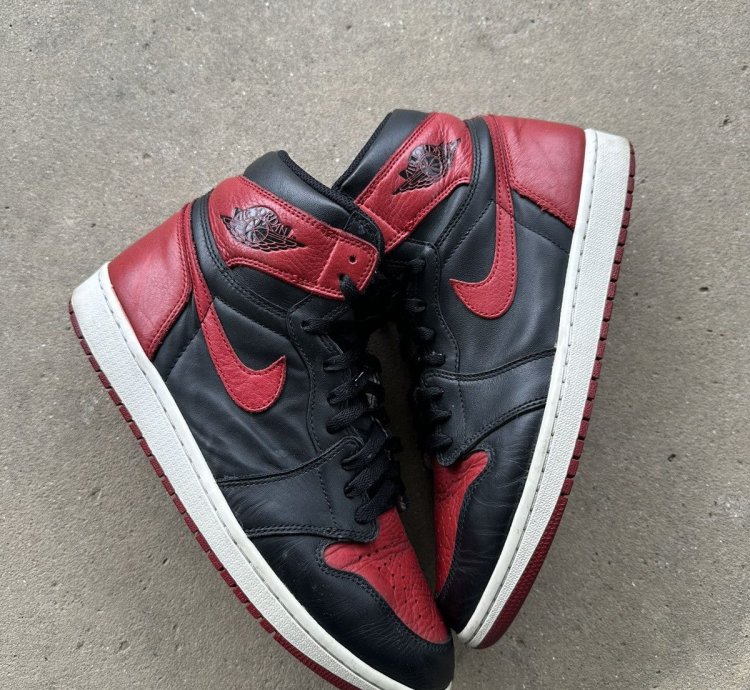 Air Jordan 1 Retro High Bred Banned 2016 Size 10 5
