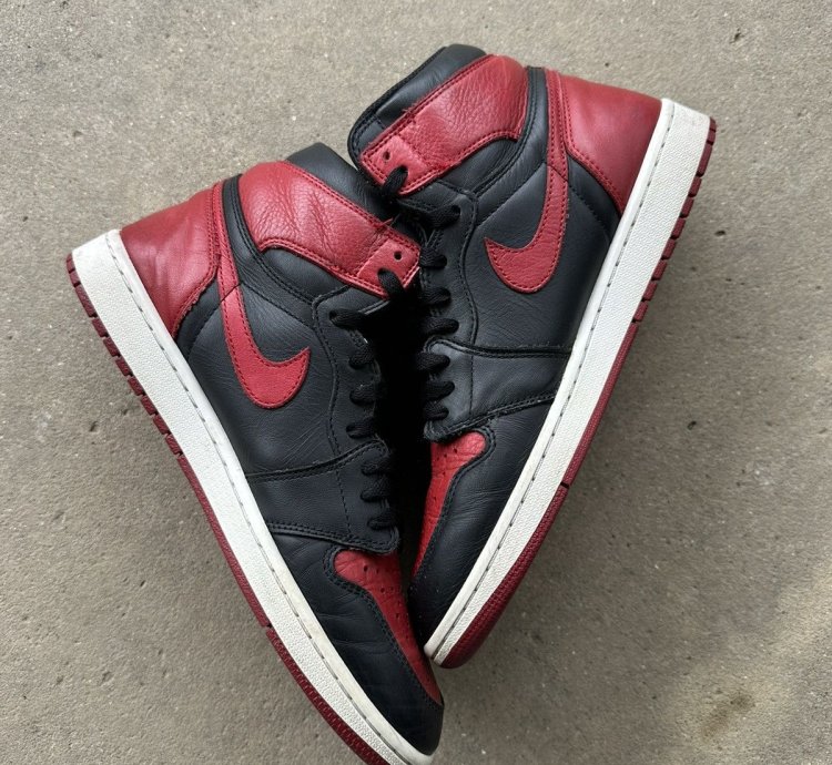 Air Jordan 1 Retro High Bred Banned 2016 Size 10 5