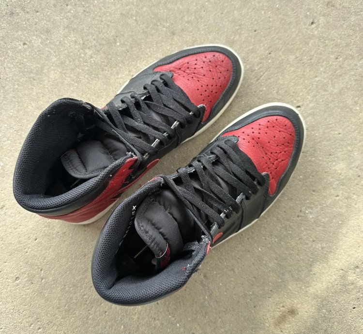 Air Jordan 1 Retro High Bred Banned 2016 Size 10 5