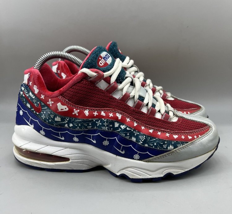 Youth 6 Women 7 5 - Nike Air Max 95 Christmas Sweater