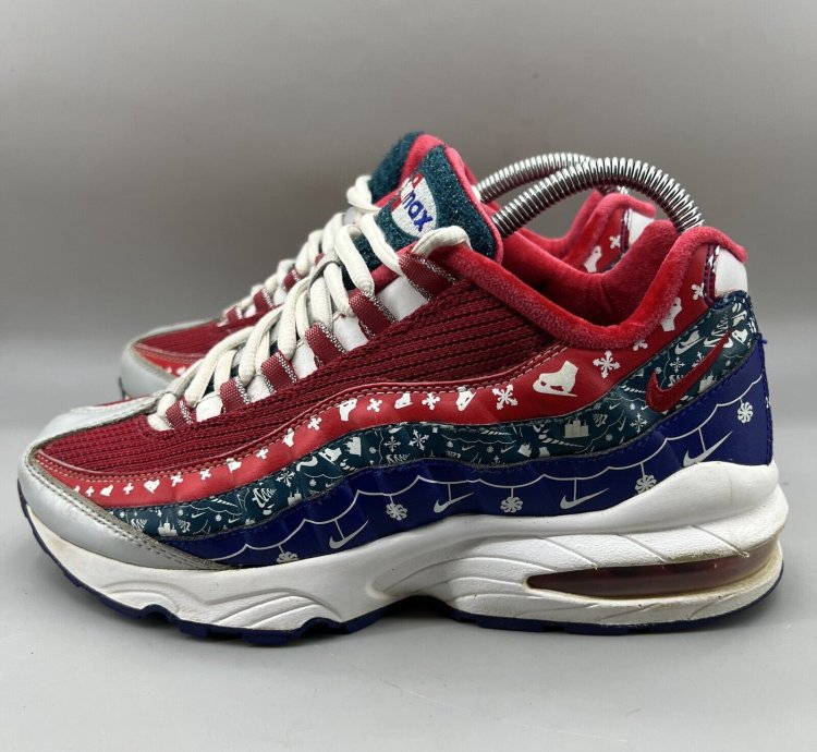 Youth 6 Women 7 5 - Nike Air Max 95 Christmas Sweater