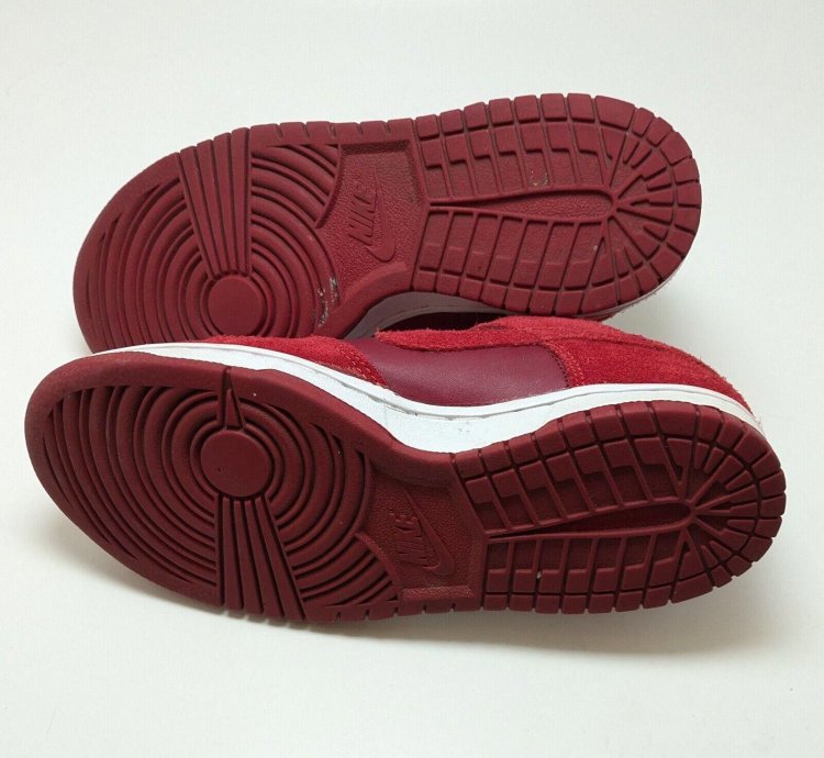Youth Nike Sb Dunk Low Top Gs Gym Red Running Shoes Size 6y