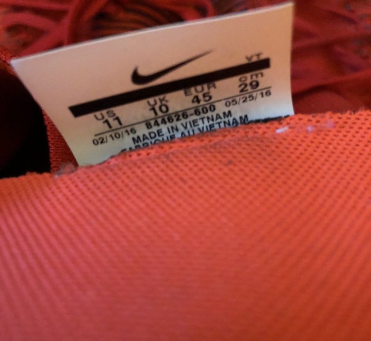 Zoom Air Mercurial Xi Flyknit University Red Us11