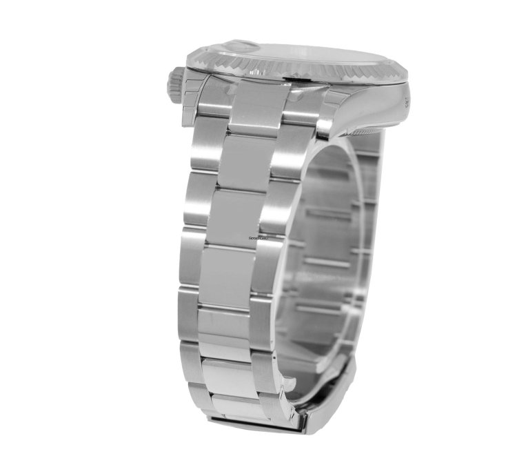 Rolex Sky-dweller 42mm White Gold Steel Blue Index Dial Fluted Bezel 336934