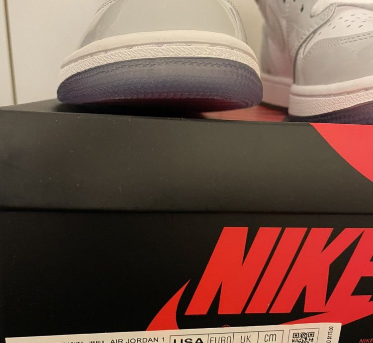 Air Jordan 1 Retro High Zoom White Racer Blue Sz 9