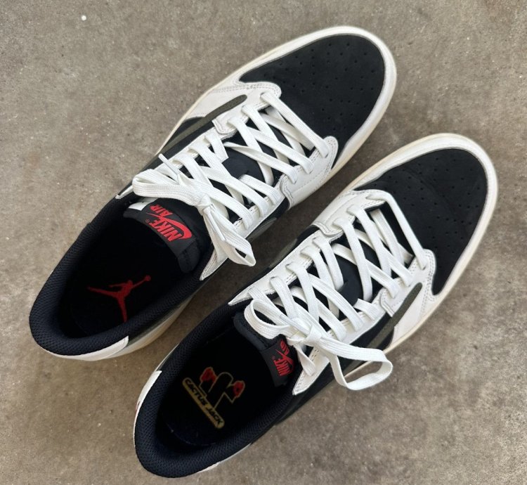 Air Jordan 1 Retro Low Travis Scott Olive Size 14w 12 5m