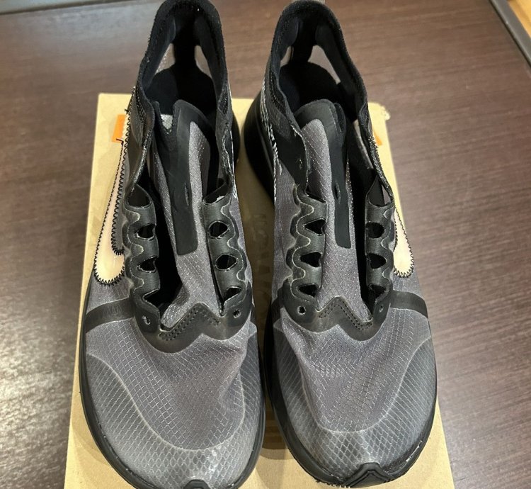 Zoom Fly Off White Black Silver