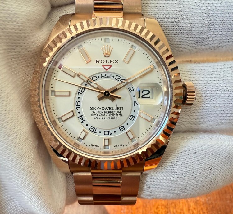 Rolex Sky-dweller Aus Sammlung Mit 2 Zus Tzlichen Bandelementen