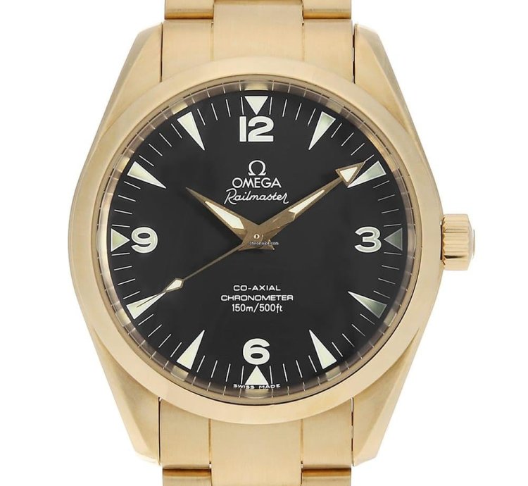Omega Seamaster Railmaster Aqua Terra Coaxial 150m Railmaster 2108 52 00 Used Mens