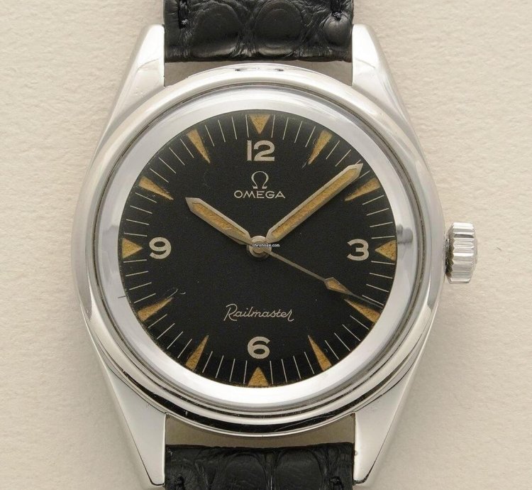 Omega Seamaster Railmaster Black Dial
