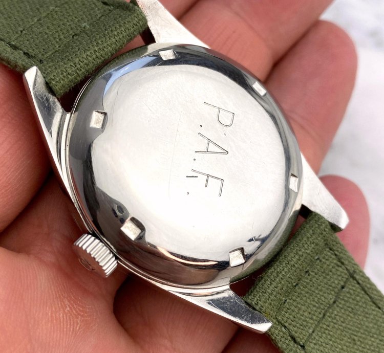 Omega Seamaster Railmaster Broad Arrow Seamaster Railmaster 2914 Vintage Paf Pakistani Airforce Chocolate Dial Extract 2914