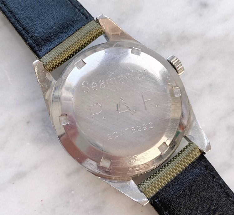 Omega Seamaster Railmaster Extrem Seltene Seamaster Railmaster Paf Tropical Dial 135004 Extract Pakistan Air Force 135 004