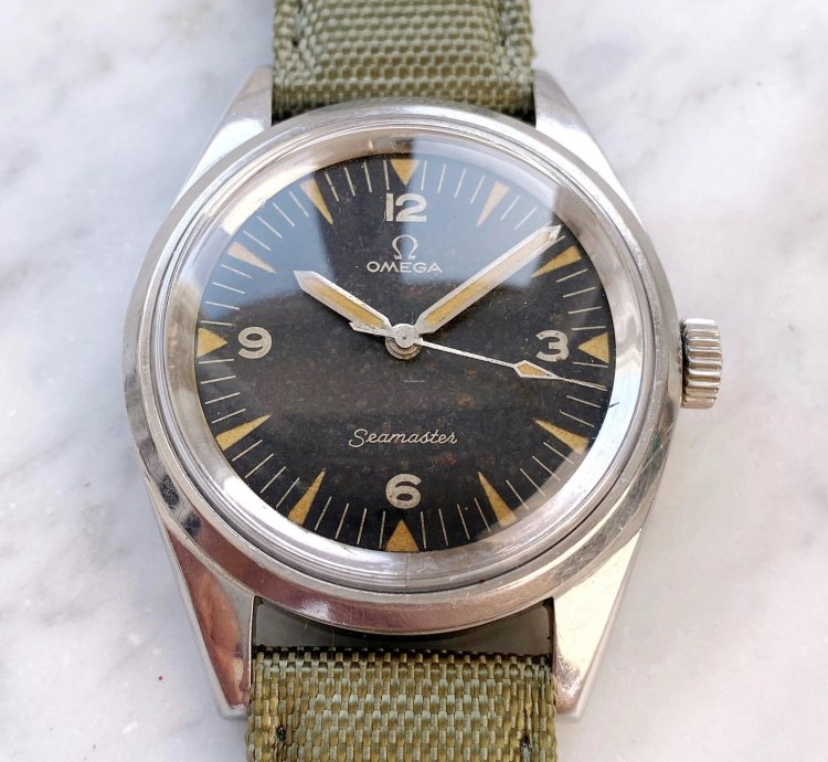 Omega Seamaster Railmaster Extrem Seltene Seamaster Railmaster Paf Tropical Dial 135004 Extract Pakistan Air Force 135 004