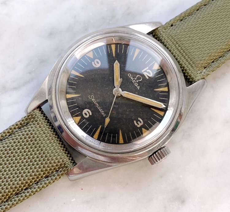 Omega Seamaster Railmaster Extrem Seltene Seamaster Railmaster Paf Tropical Dial 135004 Extract Pakistan Air Force 135 004