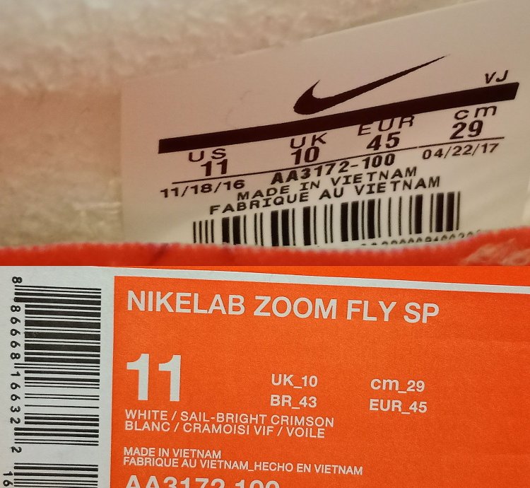 Zoom Fly Sp Breaking2 Aa3172-100 Us11 White Sail Crimson