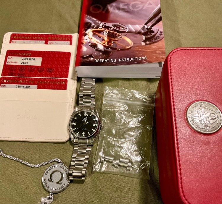 Omega Seamaster Railmaster Midsize Aqua Terra Seamaster Rare 36mm Omega Railmaster 2504 Full Set 1 In The Uk