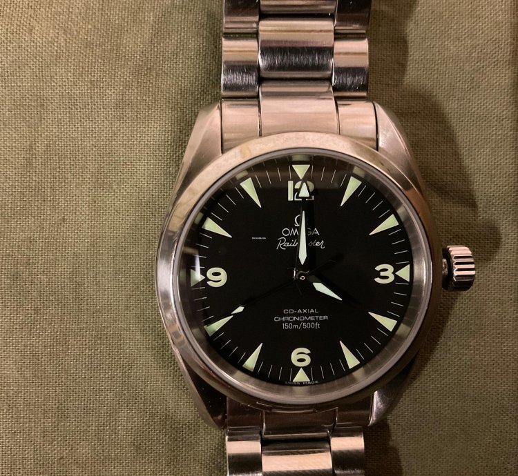 Omega Seamaster Railmaster Midsize Aqua Terra Seamaster Rare 36mm Omega Railmaster 2504 Full Set 1 In The Uk
