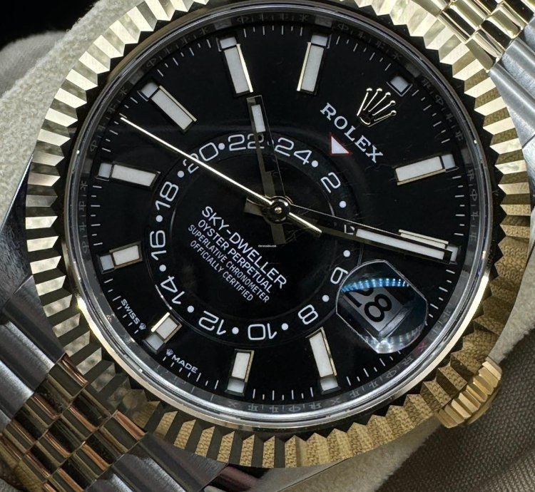 Rolex Sky-dweller Black Dial Unworn