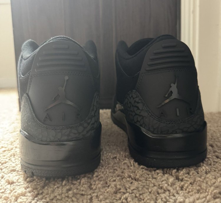 Air Jordan 3 Black Cat Size 9 5
