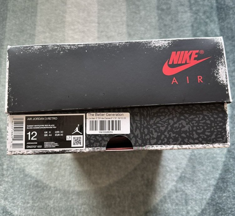 Air Jordan 3 Retro White Cement