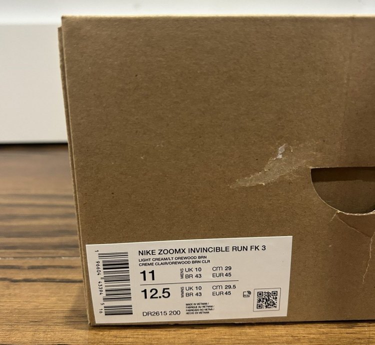 Zoomx Invincible Run Flyknit 3 Light Cream
