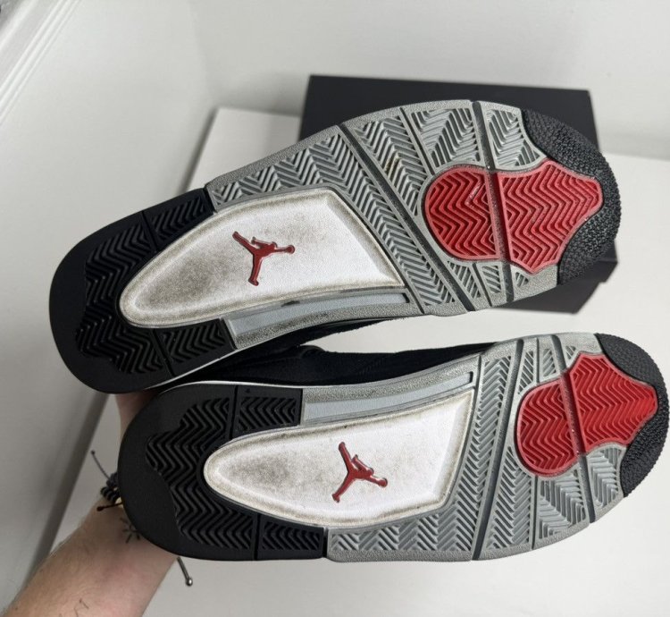 Air Jordan 4 Black Canvas