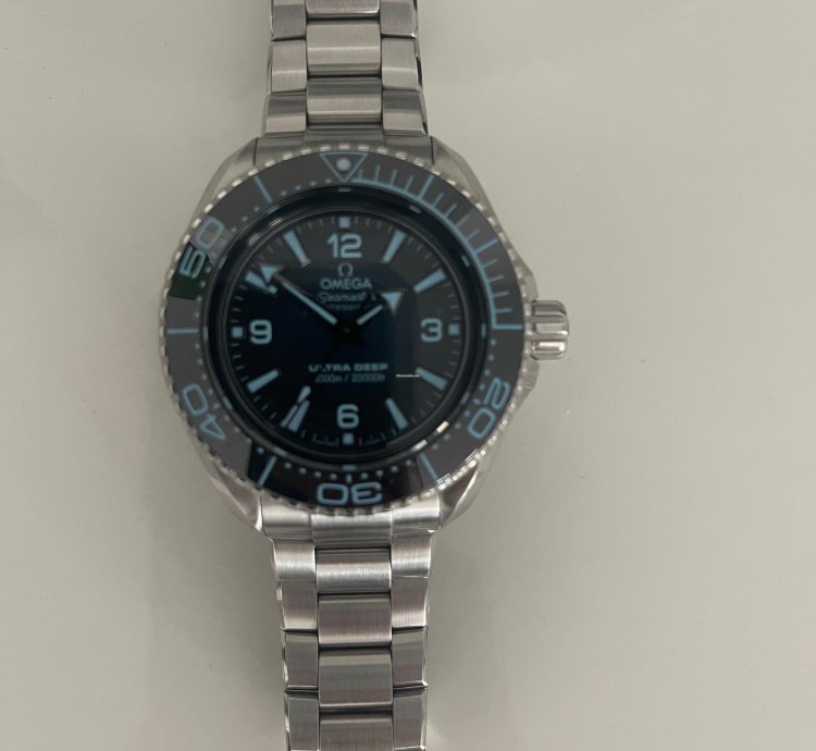 Omega Seamaster Ultra Deep 6000m Planet Ocean 6000m Summer Blue Ultra Almost New Mint Condition With Original Box And Papers