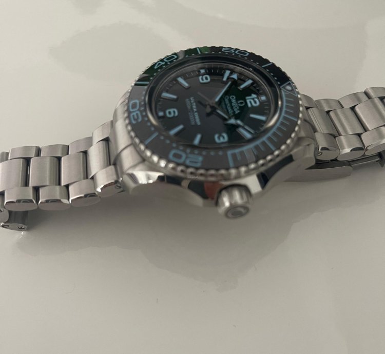 Omega Seamaster Ultra Deep 6000m Planet Ocean 6000m Summer Blue Ultra Almost New Mint Condition With Original Box And Papers