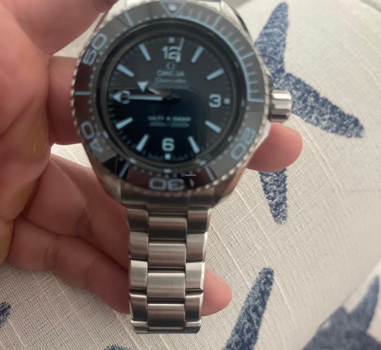 Omega Seamaster Ultra Deep 6000m Planet Ocean 6000m Summer Blue Ultra Almost New Mint Condition With Original Box And Papers