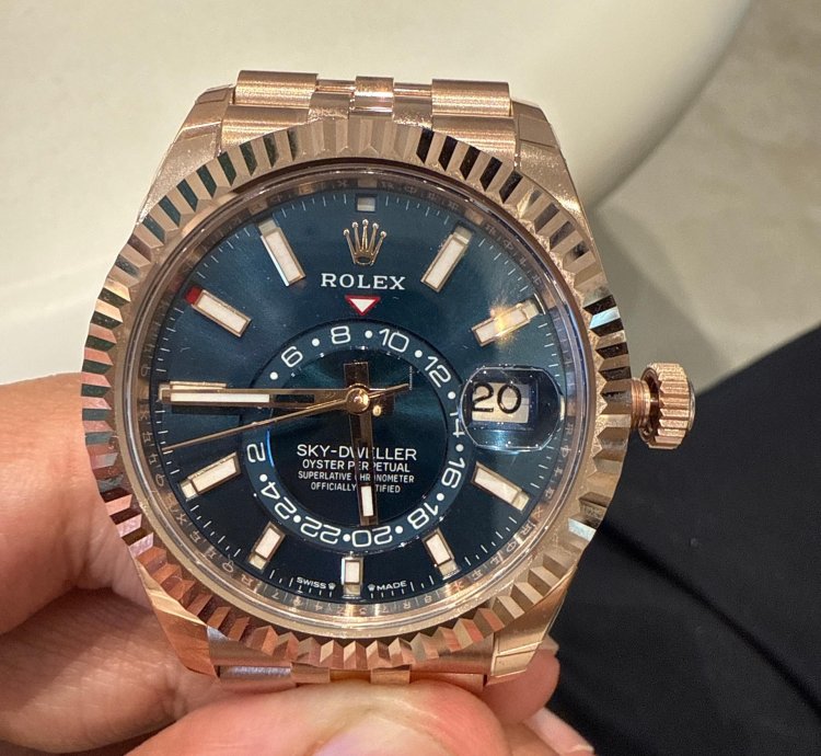 Rolex Sky-dweller Blue Dial 2025 Model New