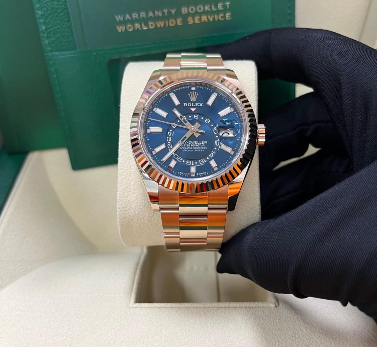 Rolex Sky-dweller Blue Dial 336935 Rolex Oyster Bracelet