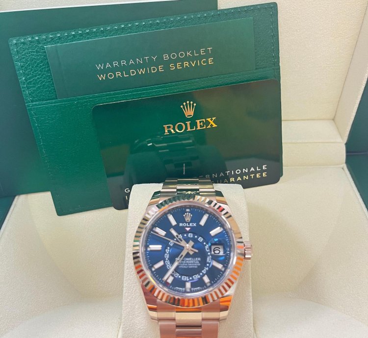 Rolex Sky-dweller Blue Dial 336935 Rolex Oyster Bracelet