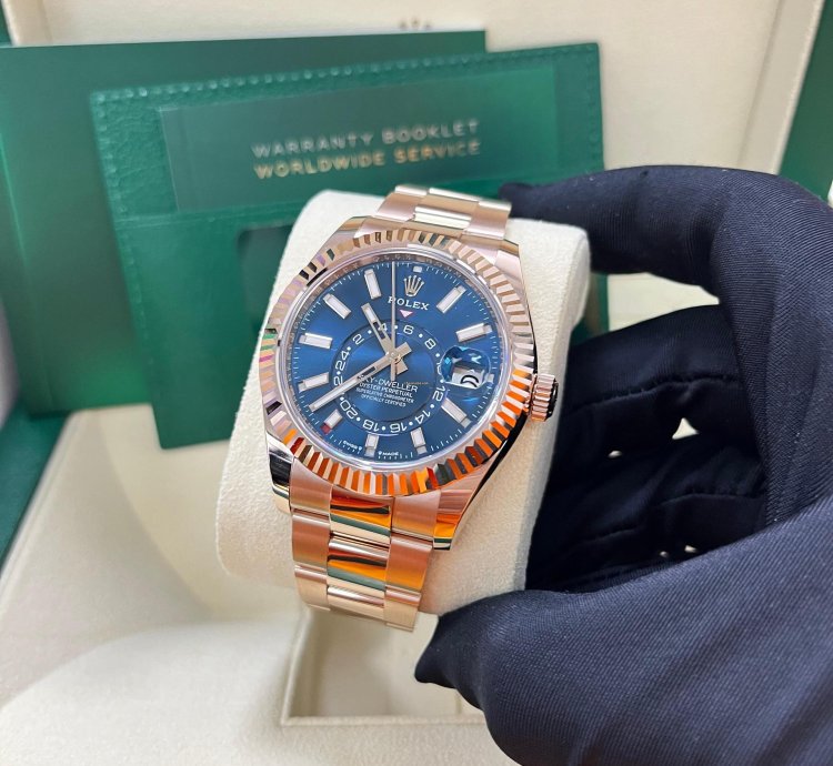 Rolex Sky-dweller Blue Dial 336935 Rolex Oyster Bracelet New 2023