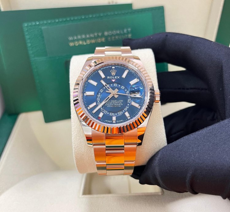 Rolex Sky-dweller Blue Dial 336935 Rolex Oyster Bracelet New 2023