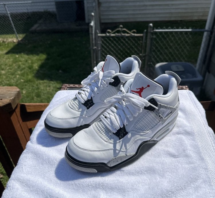 Air Jordan 4 Retro Og 2016 White Cement