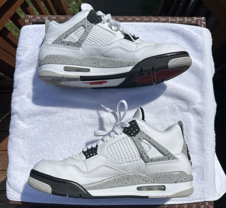 Air Jordan 4 Retro Og 2016 White Cement