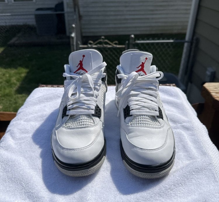 Air Jordan 4 Retro Og 2016 White Cement