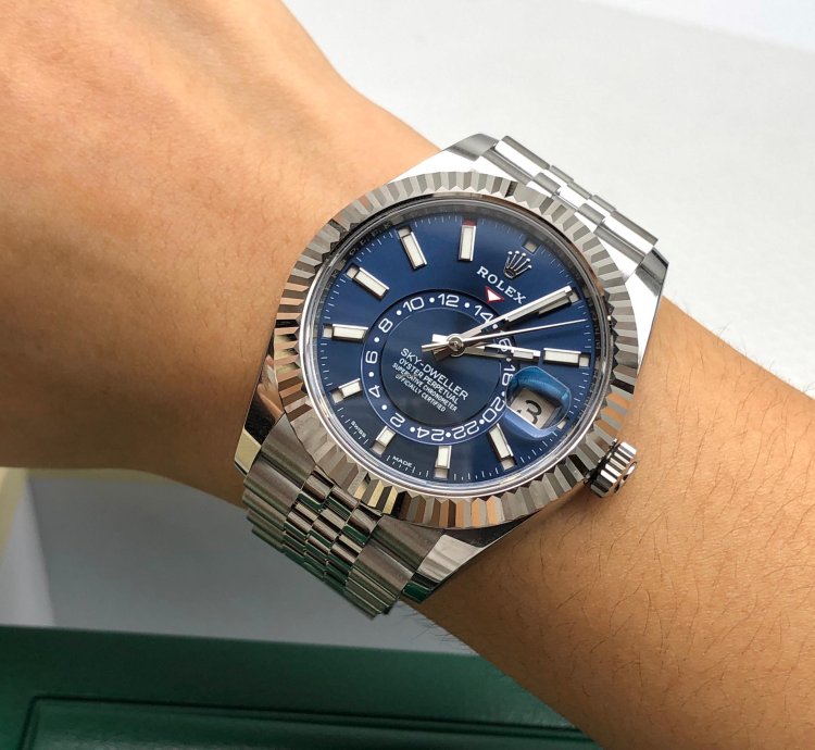 Rolex Sky-dweller Blue Dial Jubilee 2023