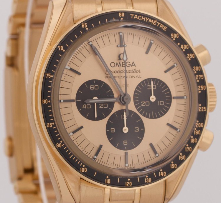 Omega Speedmaster 2024 Papers Omega Speedmaster Moonshine 18k Yellow Gold 310 60 42 50 99 002 Box