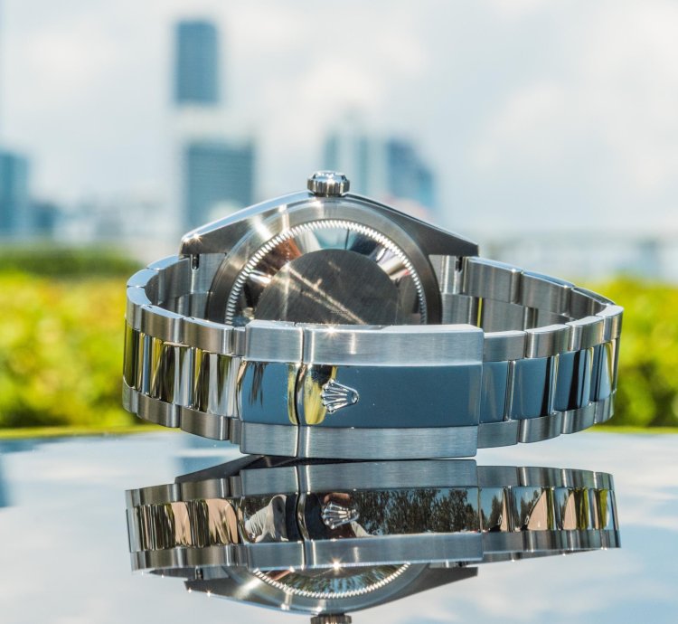 Rolex Sky-dweller Blue Dial On Oyster Bracelet
