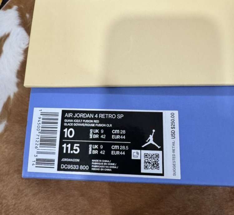Air Jordan 4 Retro Union La Guava