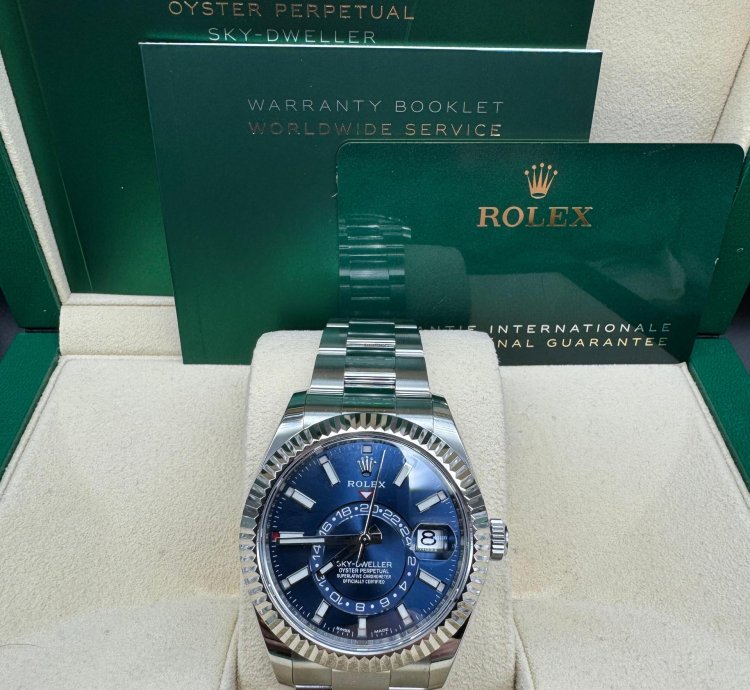 Rolex Sky-dweller Blue Dial Unworn