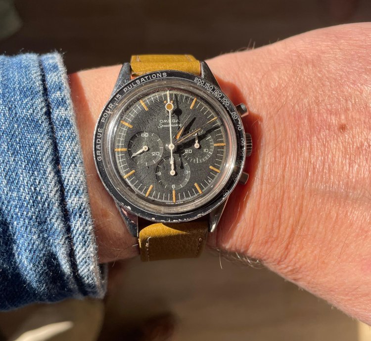 Omega Speedmaster 2998-4 From 1961 With Lollipop Hand And Pulsometer Bezel